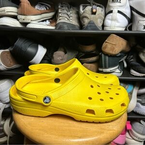 Crocs yellow clogs sandals